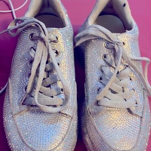 Rignestone shoes used as new looks great with every outfit